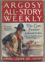 Argosy All Story Weekly June 10 1922 Modest Stein Cvr; Max Brand; J. McCulley