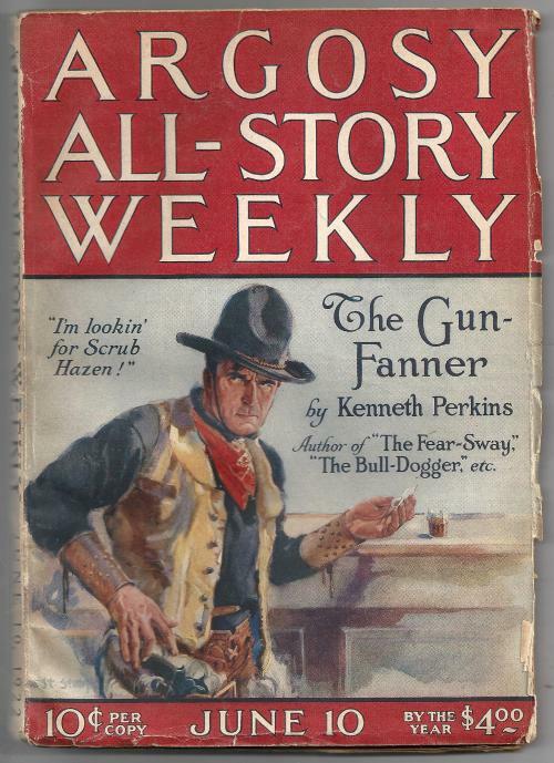Argosy All Story Weekly June 10 1922 Modest Stein Cvr; Max Brand; J. McCulley