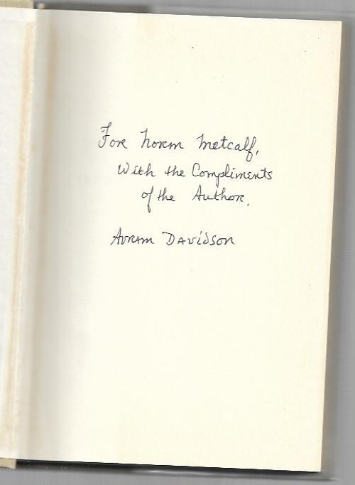 The Phoenix and the Mirror by Avram Davidson (First edition) Signed
