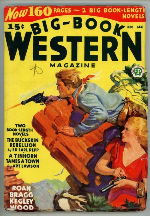 Big Book Western Dec-Jan 1937-8 EE Repp "The Buckskin Rebellion" Pulp