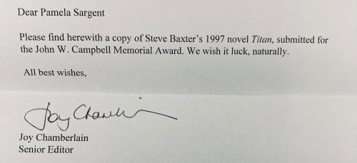 Titan by Stephen Baxter (Uncorrected Proof) First Edition