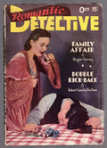 Romantic Detective October 1938 Poison cover, Roger Torrey - Pulp