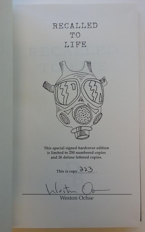 Recalled to Life: The Cycle of the Aegis (First Edition) Limited Signed #223