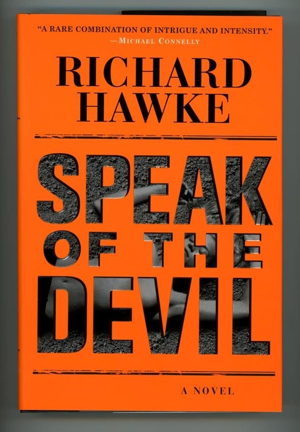 Speak of the Devil by Richard Hawke Signed 1st Debut novel- High Grade