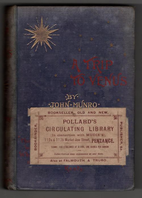 A Trip to Venus by John Munro (First Edition)