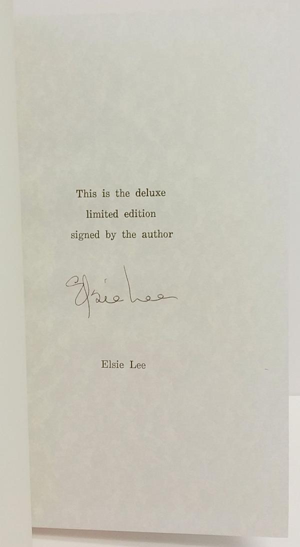 Fulfillment by Elsie Lee (Deluxe Edition) 1st HC Signed Anne McCaffrey's Copy
