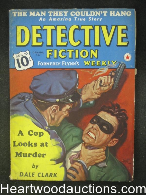 Detective Fiction Weekly Aug 10, 1940  Dale Clark Cvr story - High Grade