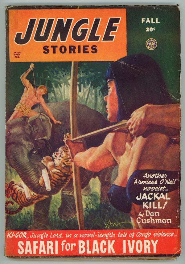 Jungle Stories  Fall 1946  G. Gross GGA/Cleavage Cvr