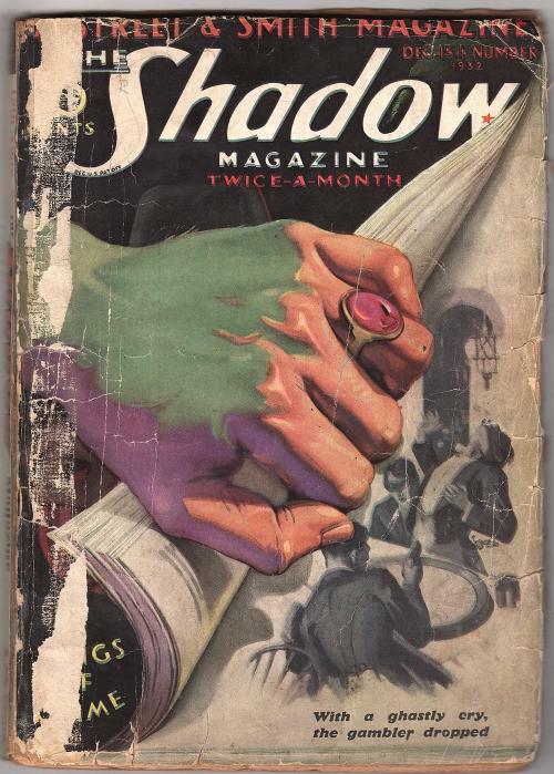The Shadow  Dec 15, 1932  G. Rozen Cover Art; "Kings of Crime"