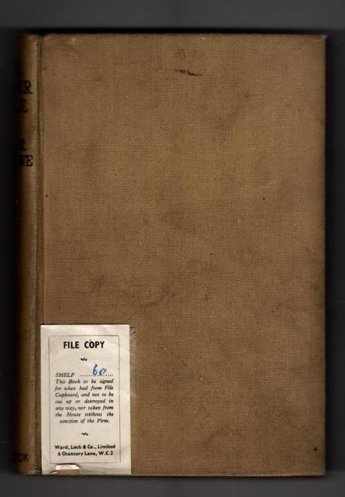 The Border Eagle by John Winslowe (First Edition) File Copy