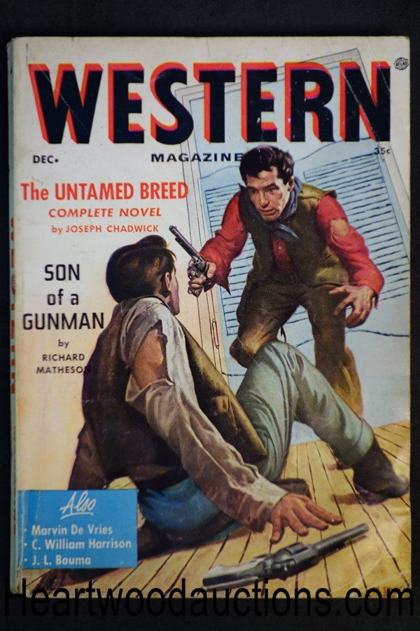 Western Dec 1955 Richard Matheson +  Elmore Leonard First Appearances