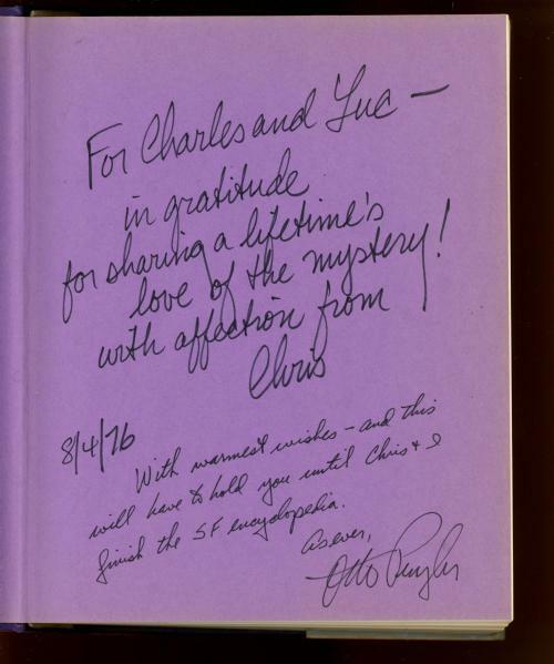 Encyclopedia of Mystery and Detection by Chris Steinbrunner Otto Penzler (Fir...