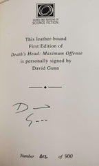 Death's Head Maximum Offense by David Gunn (Signed First Edition)