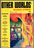 Other Worlds Feb 1956 Jones and St. John Covers; Evan Hunter