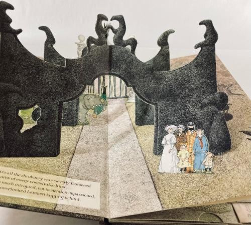 The Dwindling Party by Edward Gorey (Pop-Up Book) First Edition