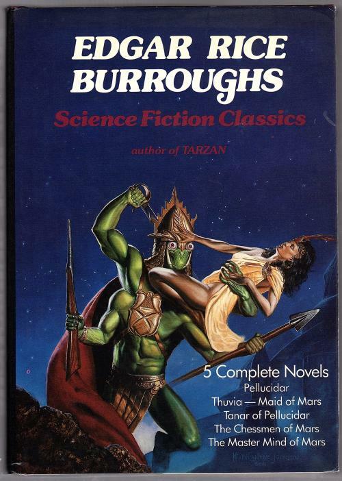 Science Fiction Classics by Edgar Rice Burroughs (First Edition)