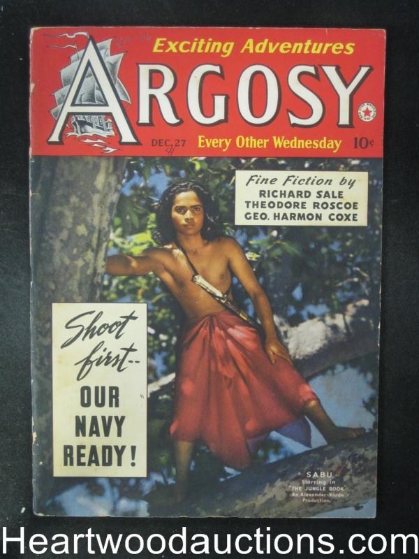 Argosy Dec 27 1941 G.H.Coxe/Guiana - High Grade