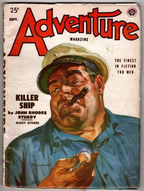 Adventure Sep 1952 Saunders Cvr; John Sturdy; Bennett Foster; Chick Manwaring