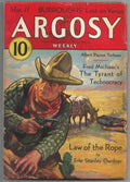 Argosy Mar 11 1933 Burroughs Lost on Venus 2/7; E. S. Gardner Cvr