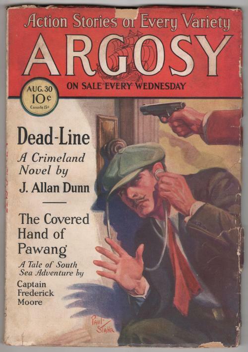 Argosy Aug 30 1930 Paul Stahr Cvr; Otis Adelbert Kline; J. Allen Dunn