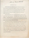 Tales of Three Planets (INTRODUCTION Typescript Copy w/Pencil) by Richard Lupoff