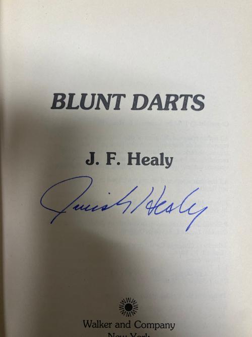 Blunt Darts by J. F. Healy (First Edition) Author's First Book, Signed