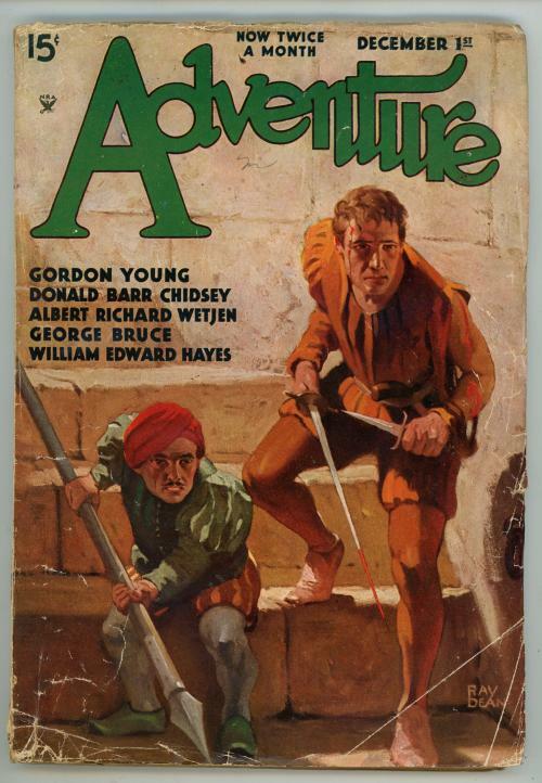 Adventure Dec 1 1934 Ray Dean Cvr; Donald Barr Chidsey; Gordon Young; George ...