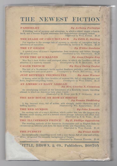 The Illustrious Prince by E. Phillips Oppenheim (First Edition)