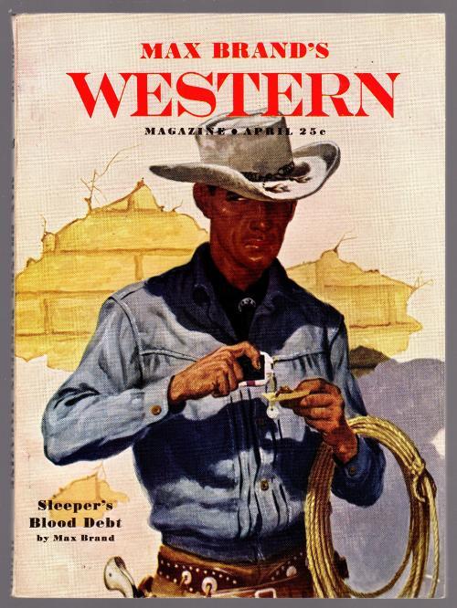 Max Brand's Western Magazine" April 25 1951 - Pulp