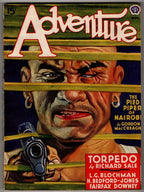 Adventure Nov 1941 A. R. Tilburne Cvr; Richard Sale; L. G. Blochman;