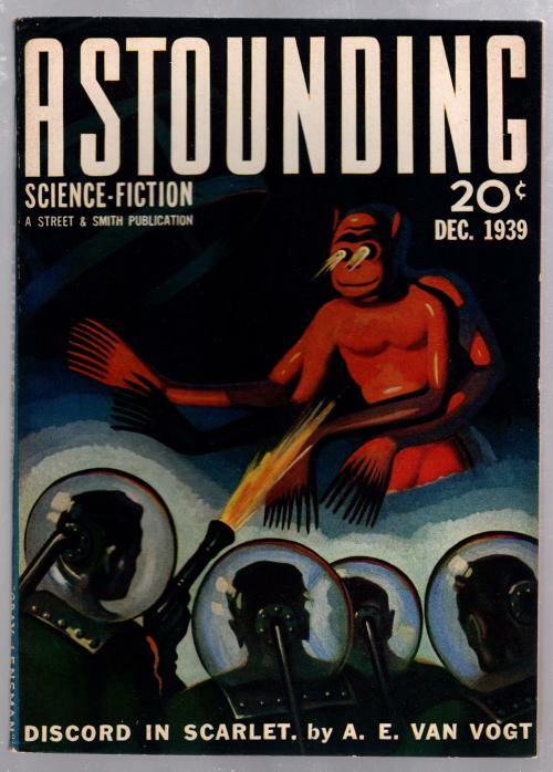 Astounding Dec 1939 AE Van Vogt; Pt. 3/4 Lensman EE Smith Pulp