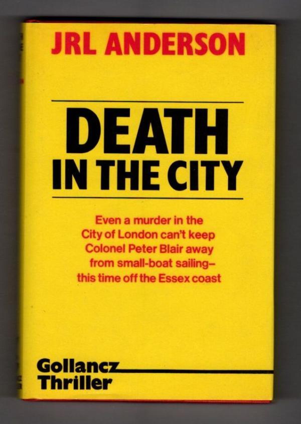 Gollancz Thriller Death in the City by J.R.L. Anderson Publisher's File Copy