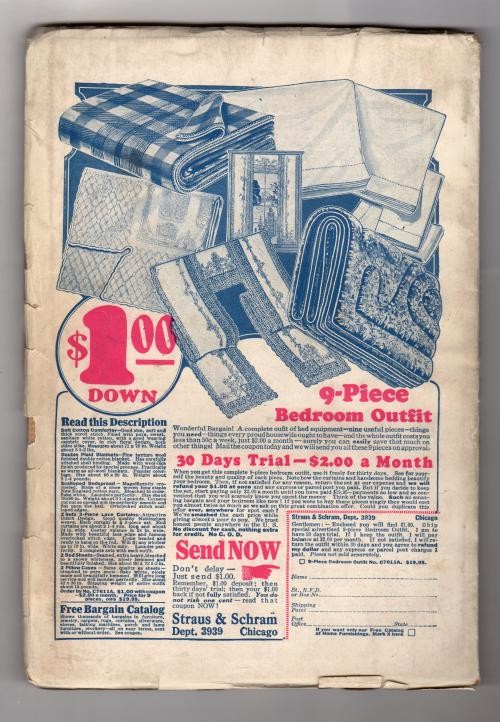Weird Tales Jan 1925 Lovecraft, Price, Long Jr, Quinn, Burks