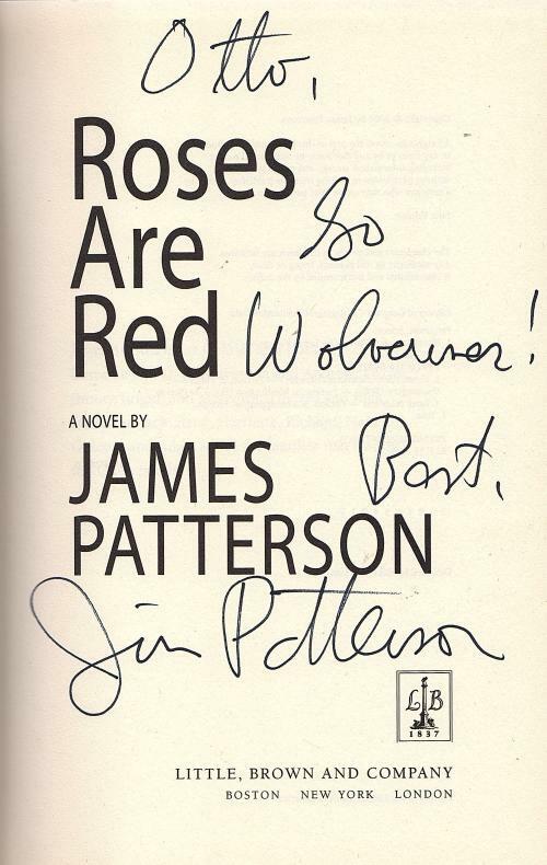 Roses are Red by James Patterson (First Edition) Signed