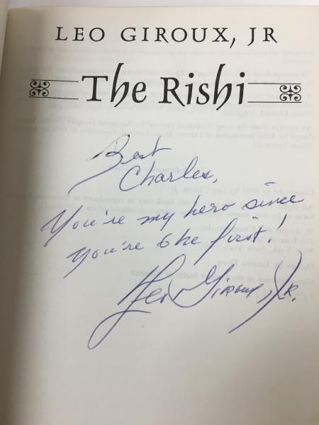 The Rishi by Leo Giroux, Jr. (First Edition) Advance Reading Copy [Signed]