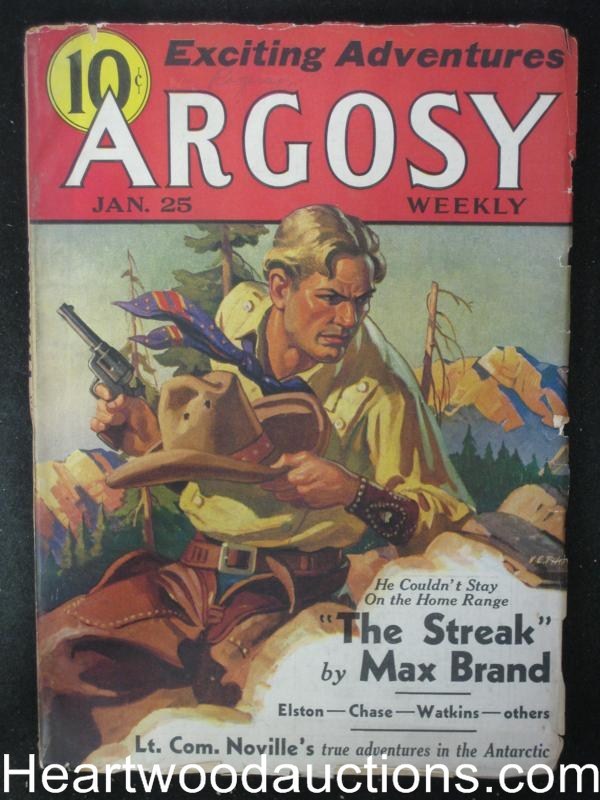 Argosy Jan 25, 1936 Cornell Woolrich