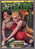Spicy Detective May 1937 Ward Cvr Female catfight Cvr, Wandrei - Pulp