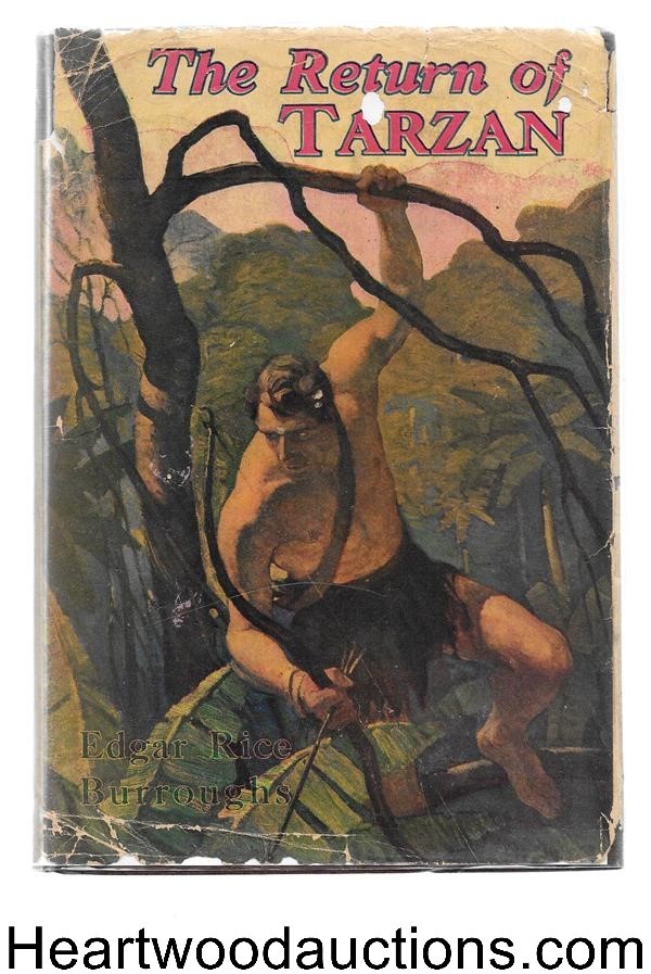 The Return of TARZAN by Edgar Rice Burroughs N. C. Wyeth CVR