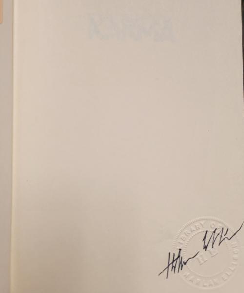 Karma by Arsen Darnay (First Edition) Harlan Ellison's Copy