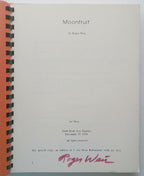 Moonfruit (Script) Sixth Draft, Special Presentation Copy by Roger Weir Signed
