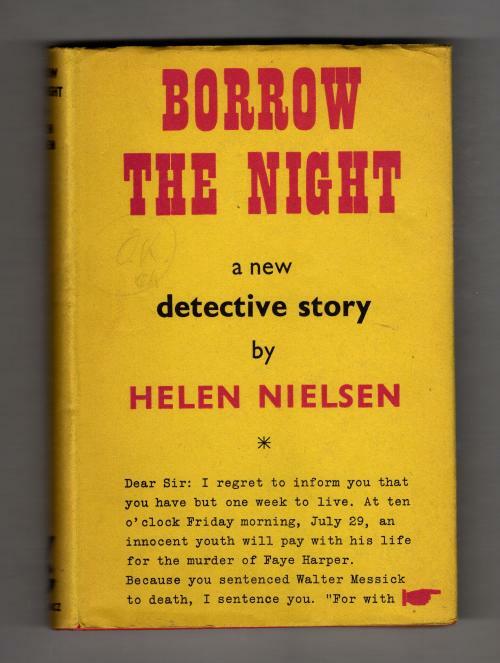 Borrow the Night by Helen Nielsen (First UK Edition) Gollancz File Copy