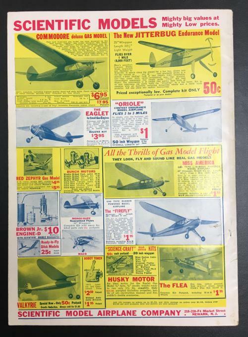 Flying Aces Apr 1939 Pulp August Schomburg Cvr Art