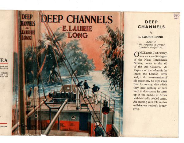 Deep Channels by E. Laurie Long (First Edition) Hubin Listed, File Copy