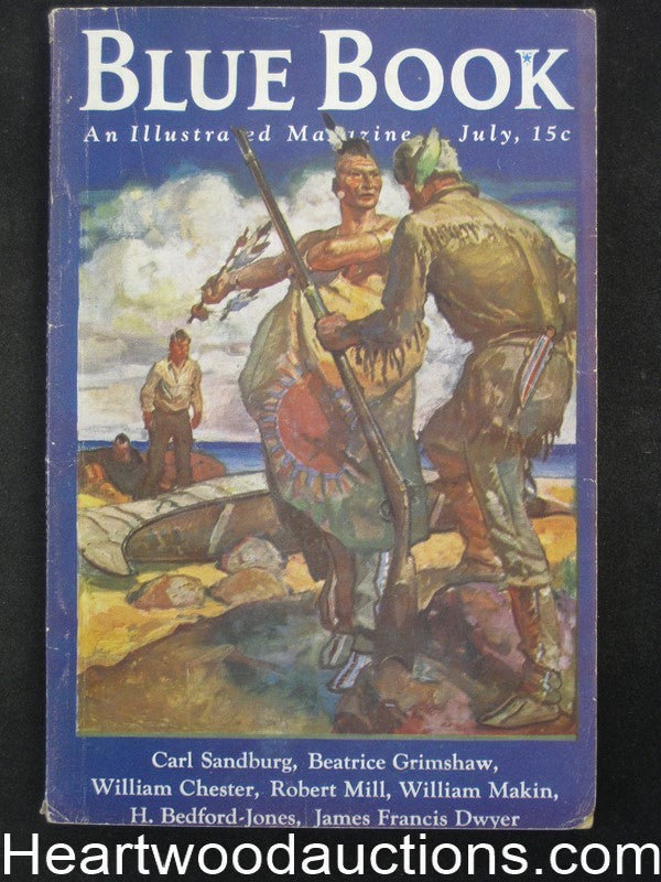 Blue Book Jul 1936 Kioga, Bedford Jones, Chester