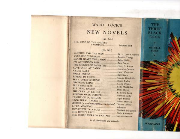 The Three Black Dots by Ottwell Binns (Hubin Listed) Ward File Copy