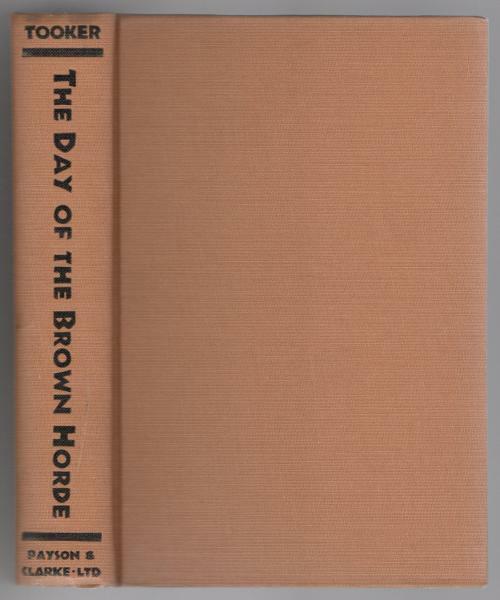 The Day of the Brown Horde by Richard Tooker (First Edition)