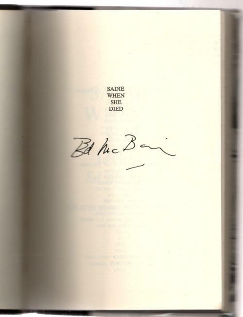 Sadie When She Died by Ed McBain Signed