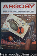 "Argosy" June 1959 Robert McGinnis, John Dillinger, Hugh Pentecost, Dizzy Dean-