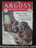 Argosy Oct 27, 1928 Talbot Mundy Cover story