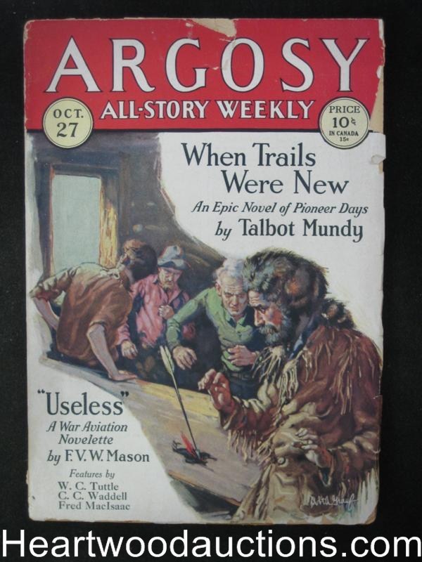 Argosy Oct 27, 1928 Talbot Mundy Cover story